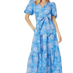 Ezralyn Short Sleeve Cotton Maxi Dress size 14